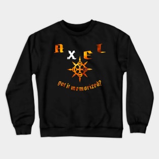 Kingdom Hearts Axel 'got it memorized' design Crewneck Sweatshirt